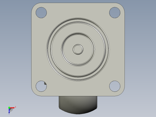 (MISUMI)脚轮CJHB65-1俯视缩略图