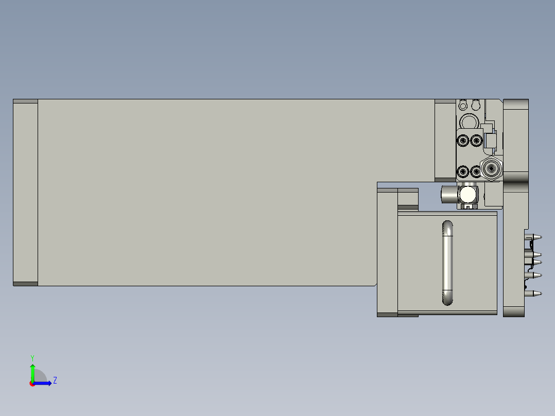 20090102-8100-X1NG抛料及补料模块左视图