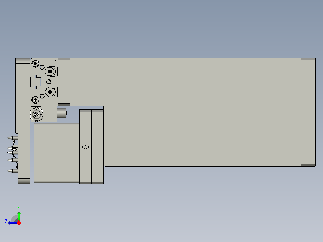 20090102-8100-X1NG抛料及补料模块右视图