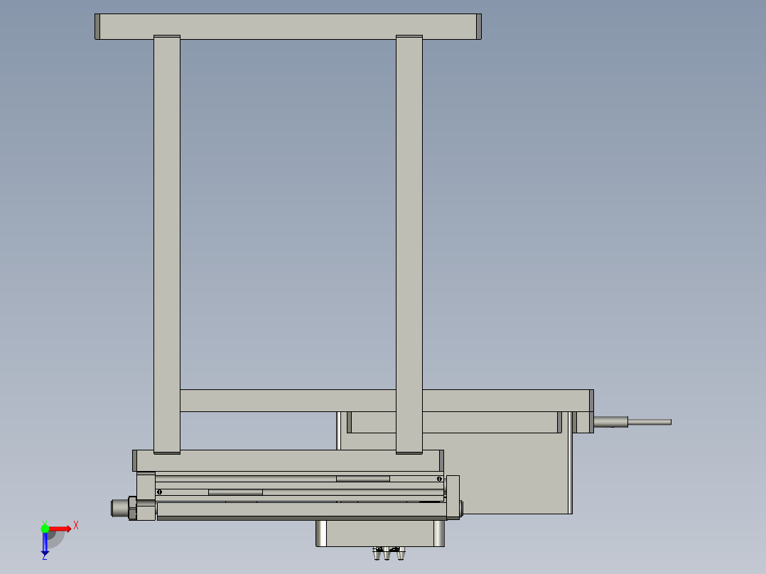 20090102-8100-X1NG抛料及补料模块俯视图