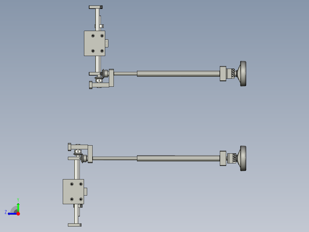 0501004100000转台调节部件右视图