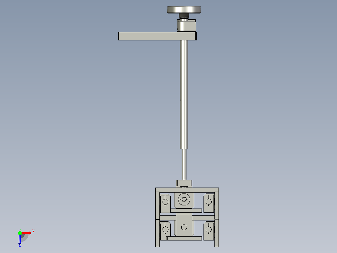 0501004100000转台调节部件俯视图
