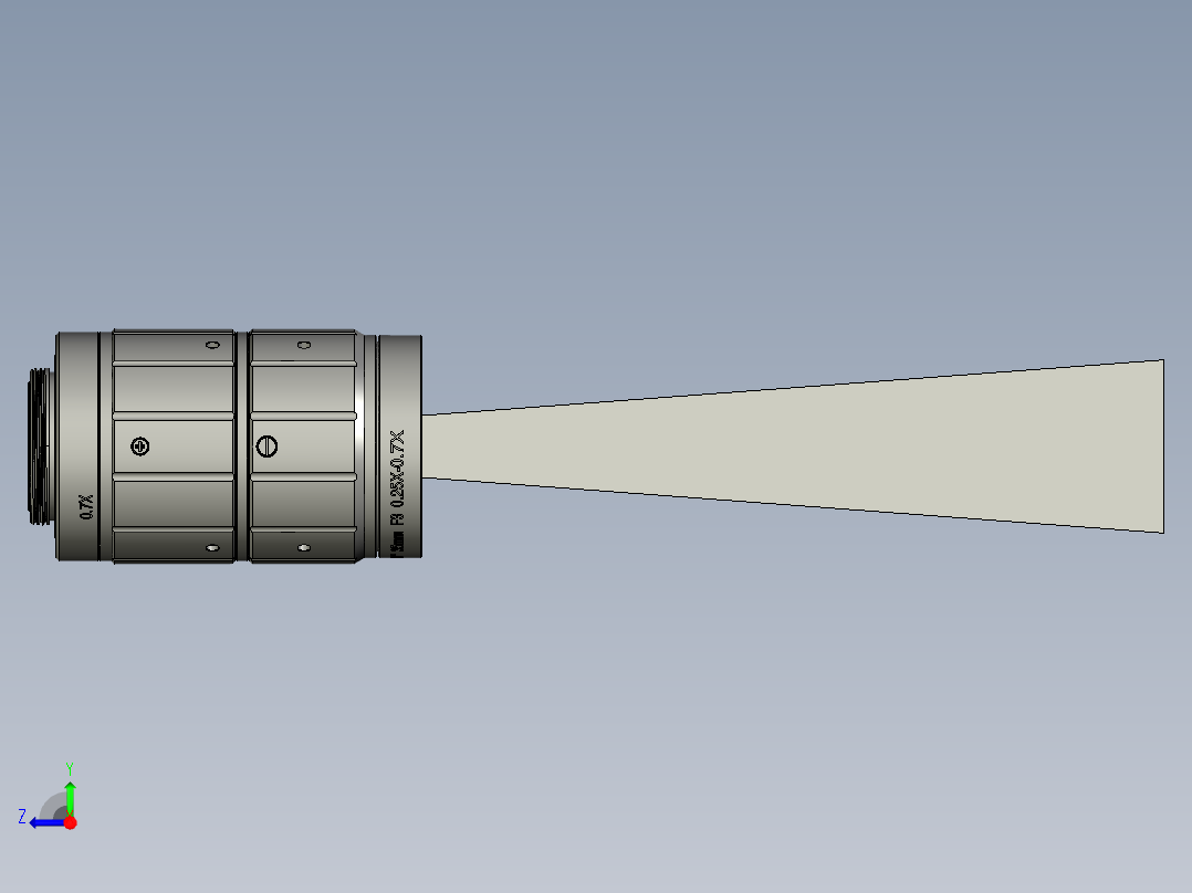 镜头MGD-W-1135-20M视觉右视图