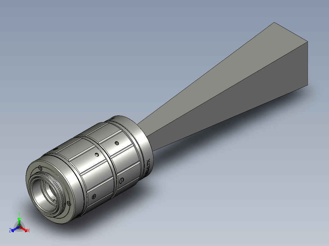 镜头MGD-W-1135-20M视觉正等轴测图