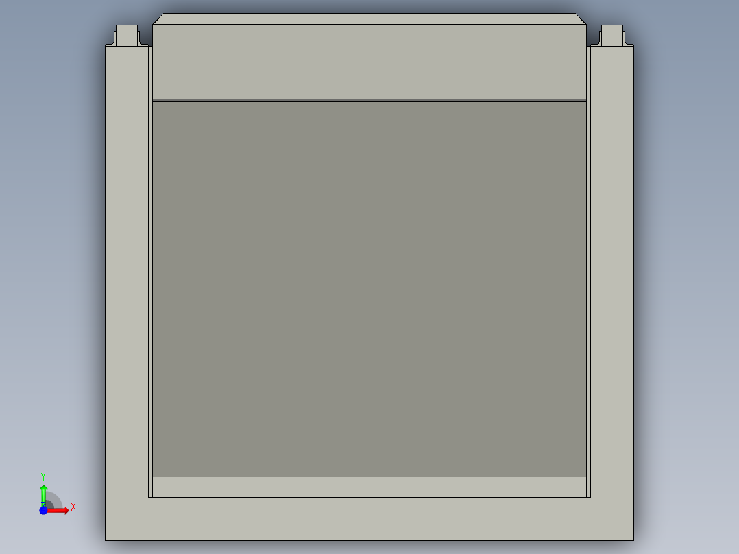 移动式液压登车桥前视图