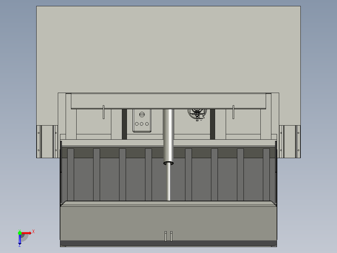 移动式液压登车桥俯视图