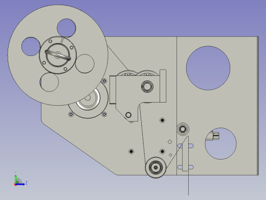 全自动铜膜天线切割检测自动化生产线S2d01-003大废料剥离组件(1)左视缩略图