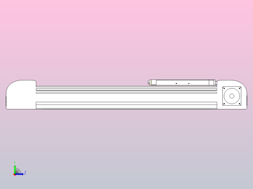带式直线轴半闭式TPA-ONB-80-170-L350-DL-J60-N3左视缩略图