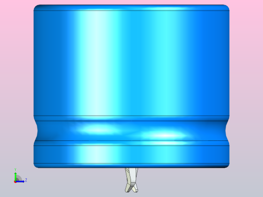 30 x25蓝黑底片电解电容器左视缩略图