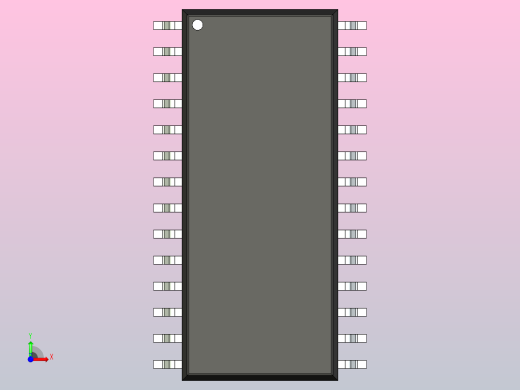 106x SOIC 封装（小外形集成电路）SOIC127P1034X264-28N前视缩略图