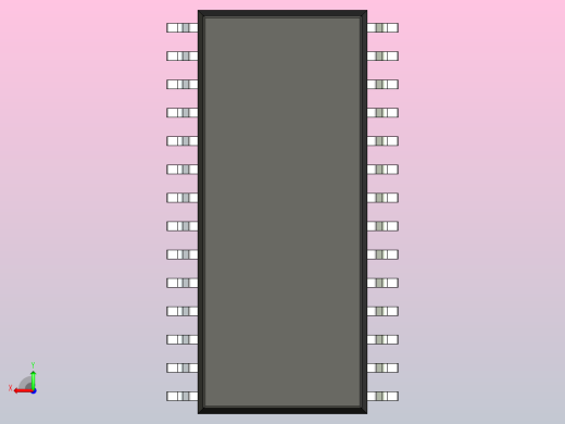 106x SOIC 封装（小外形集成电路）SOIC127P1034X264-28N后视缩略图