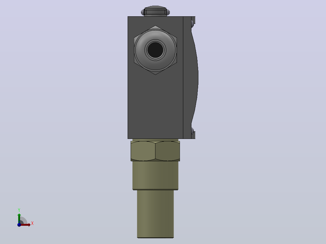 505╱7D压力控制器[505╱7D压力控制器(0806500)]前视图