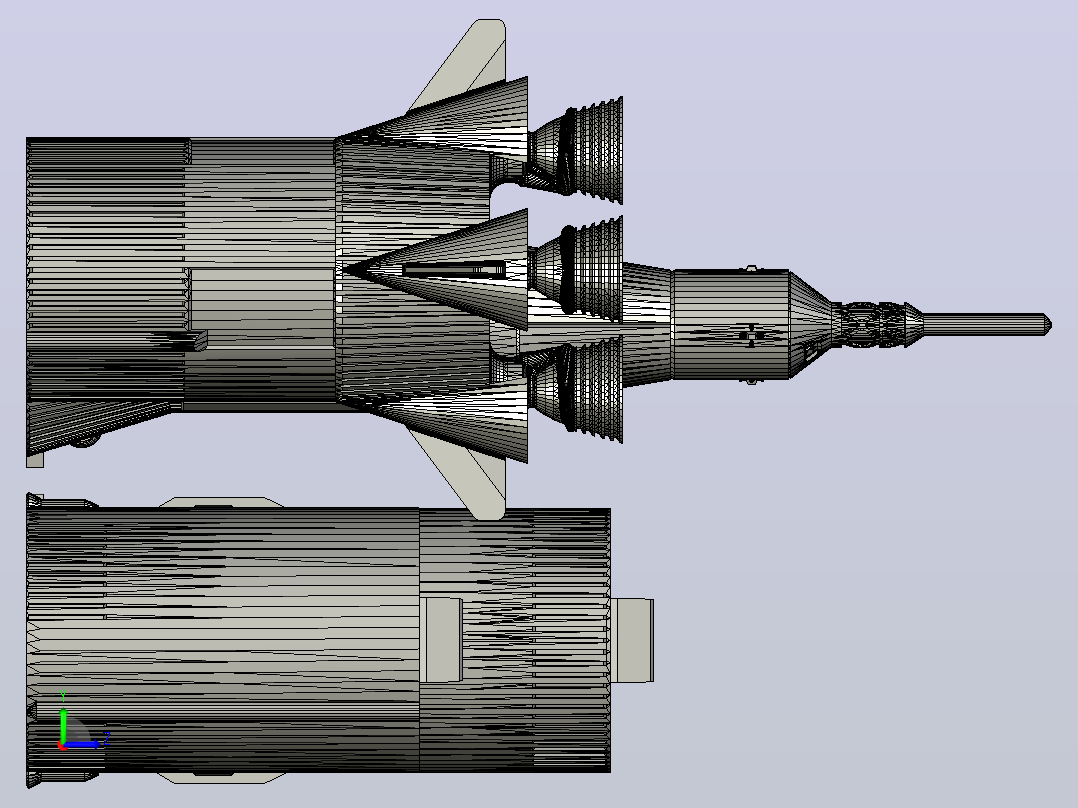 SpaceX纪念版左视图