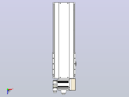 皮带直线轴半封闭可选导轨TPA-HNB-220D-176-L350-RU-C-P1K-N3俯视缩略图