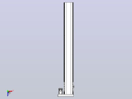 日规模组半封闭丝杆TPA-HNR-202D-2510C-L1600-ML-Y-P75-N3俯视缩略图