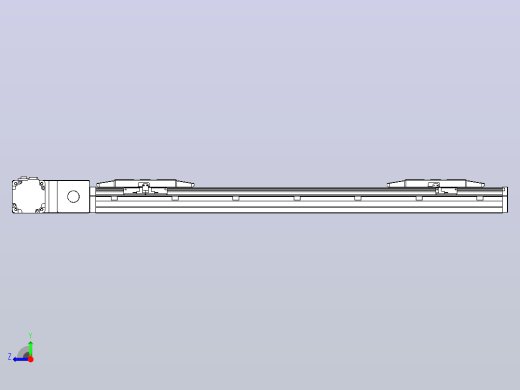 皮带直线轴双滑块型TPA-GCBS-150-P80-L225-QL-M75-N3右视缩略图