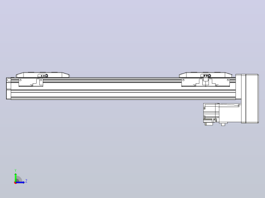滚珠丝杠线性轴TPA-GCRS-50-1205C-L100-MP-M10-N3左视缩略图