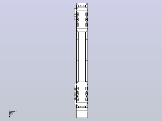滚珠丝杠线性轴TPA-GCRS-50-1205C-L100-MP-M10-N3俯视缩略图