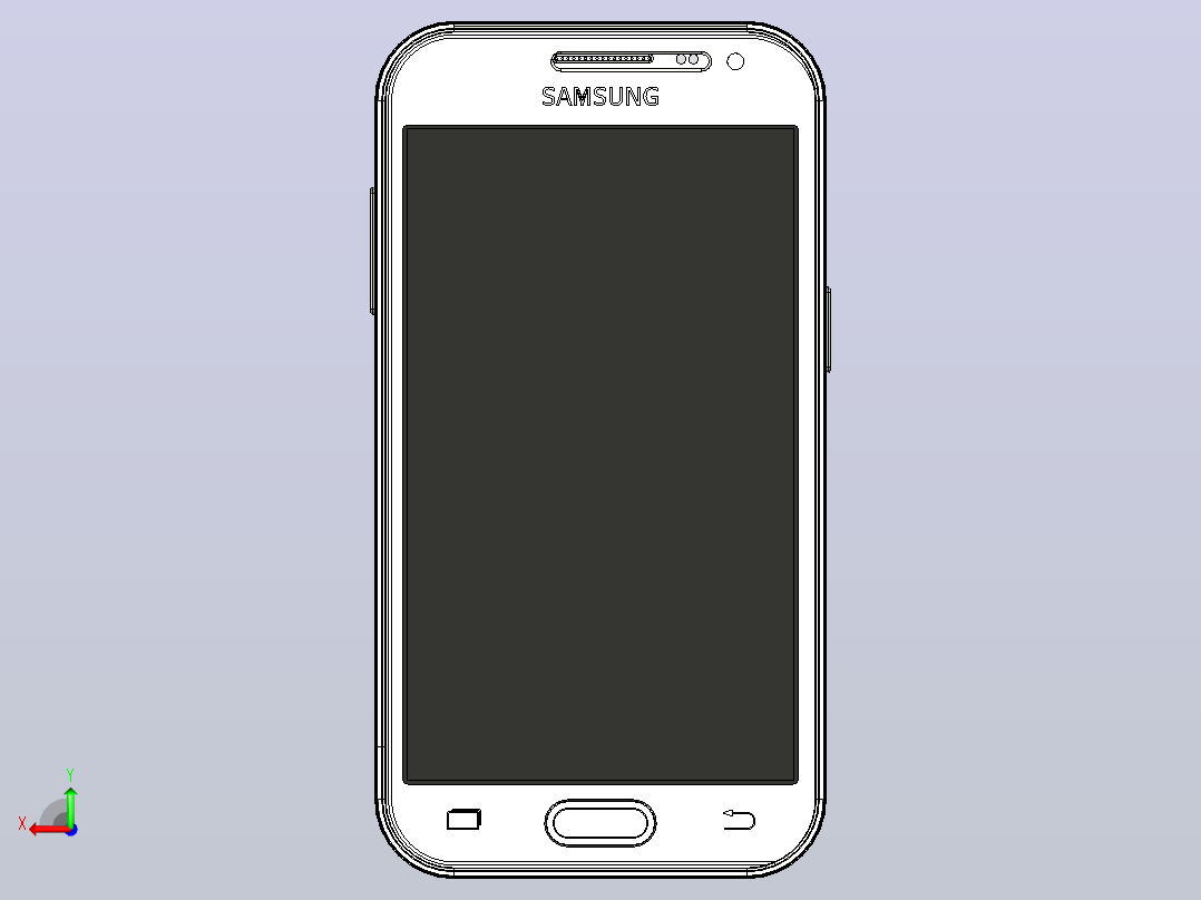 三星Galaxy Core Prime后视图