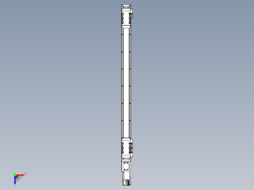 滚珠丝杠线性轴TPA-GCRS-50-1205C-L300-M-M10-N3俯视缩略图