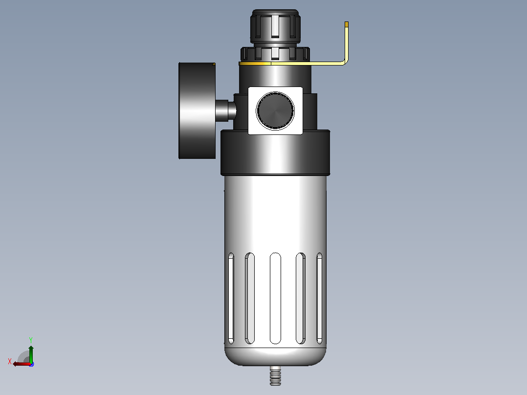 BFR系列调压过滤器[BFR4000]后视图