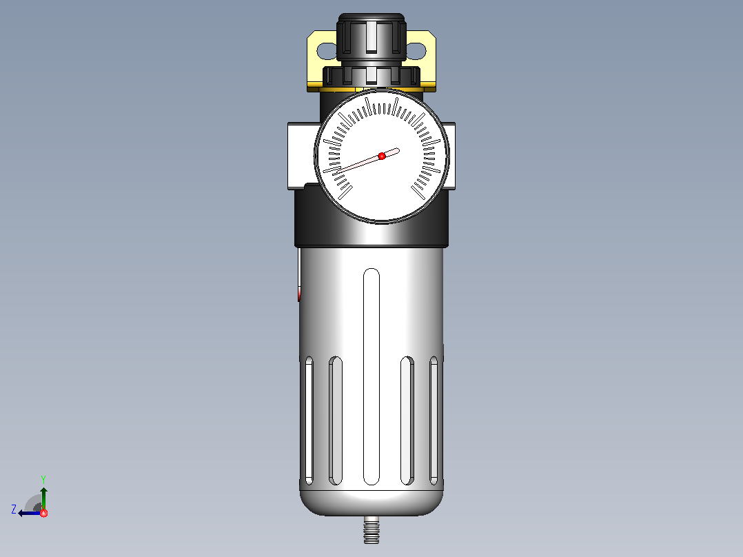 BFR系列调压过滤器[BFR4000]右视图