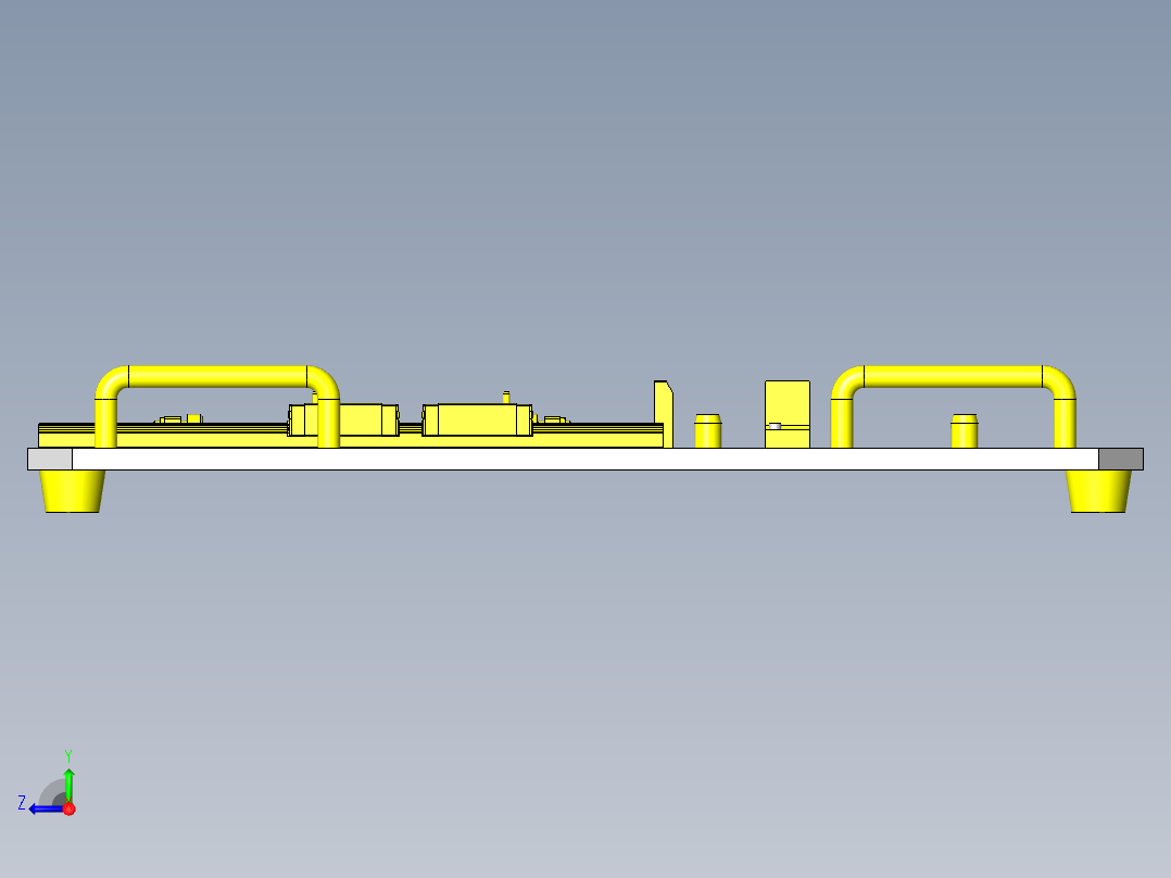 工件组装精度检查夹具右视图
