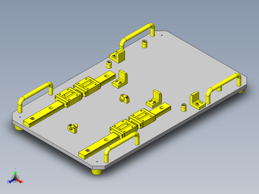 工件组装精度检查夹具正等轴测缩略图