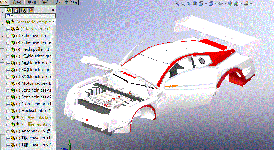 一款solidworks版本Nissan炫酷跑车