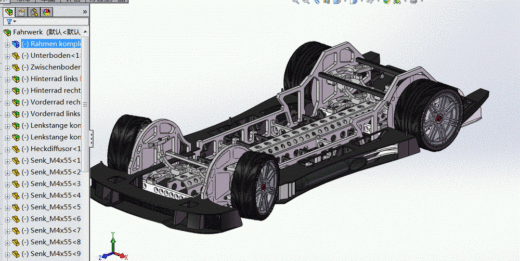 一款solidworks版本Nissan炫酷跑车缩略图