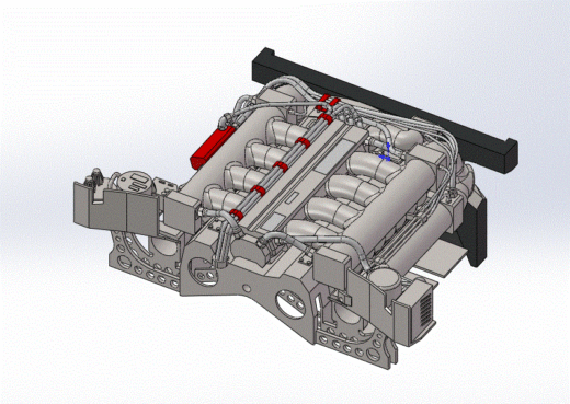 一款solidworks版本Nissan炫酷跑车缩略图