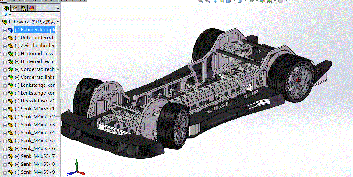 一款solidworks版本Nissan炫酷跑车