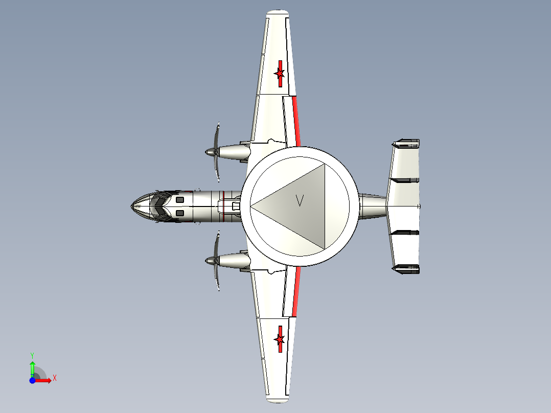 空警600-预警机1345563前视图