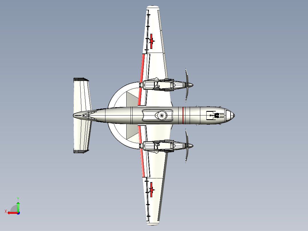空警600-预警机1345563后视图