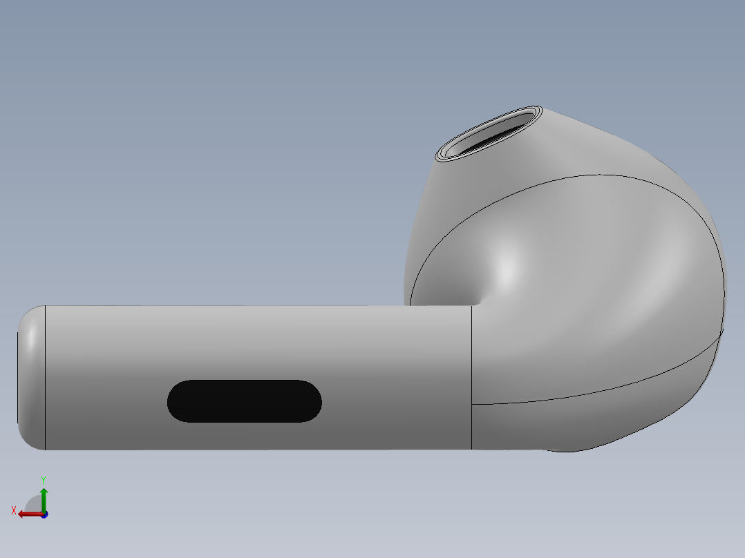 Airpods耳机后视图