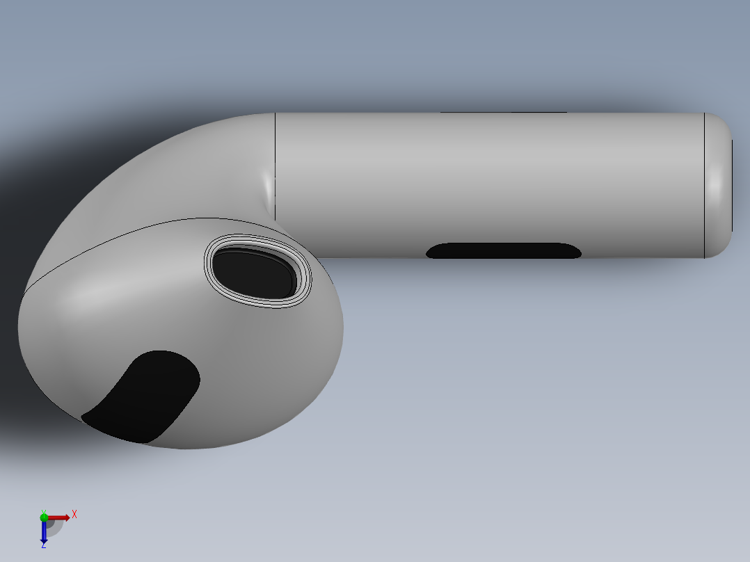 Airpods耳机俯视图