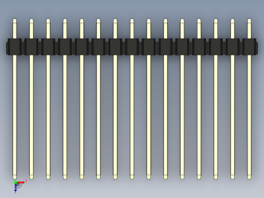 彩色公头100mil（2.54mm）系列-DS1021_black_2x15p_100mil_Type19_rev1.0俯视缩略图