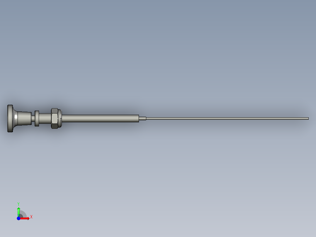 电机止动电缆前视图