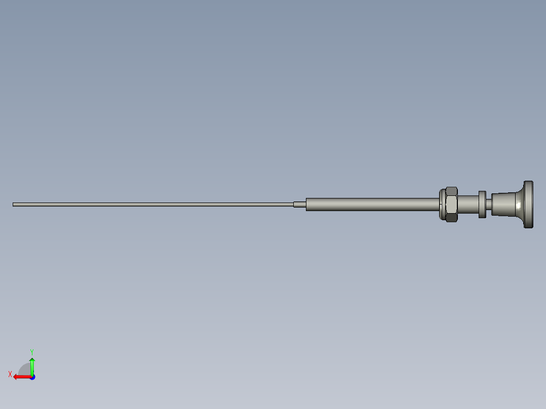 电机止动电缆后视图