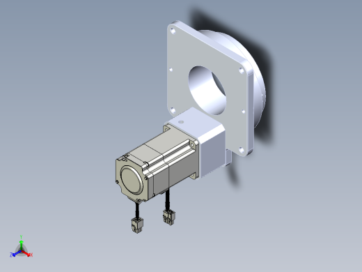 中控旋转平台-中空旋转平台-200-10 装配体