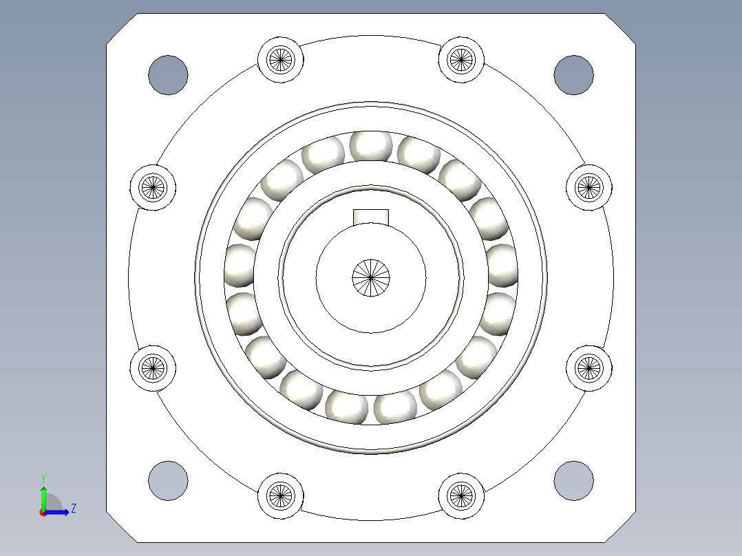 直齿PLF120-L2-LC 14-73-98.43-M6.stp左视图