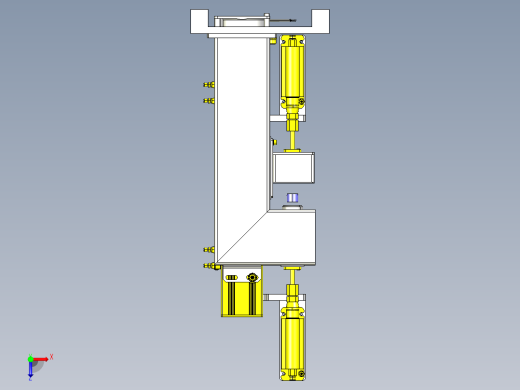 送风清洗机构俯视缩略图
