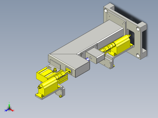 送风清洗机构正等轴测缩略图
