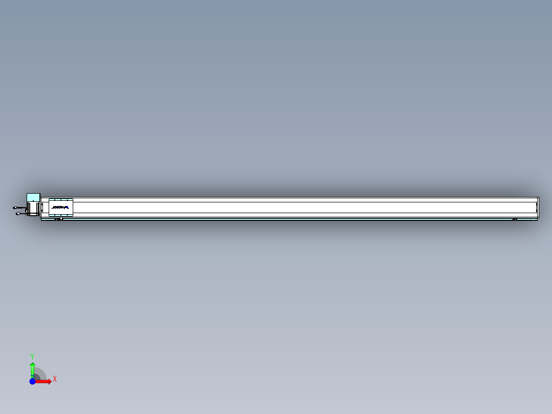 威洛博VBC同步带传动一无尘环境VBC14-L45-S3000-BRU-ZP75-C3前视图