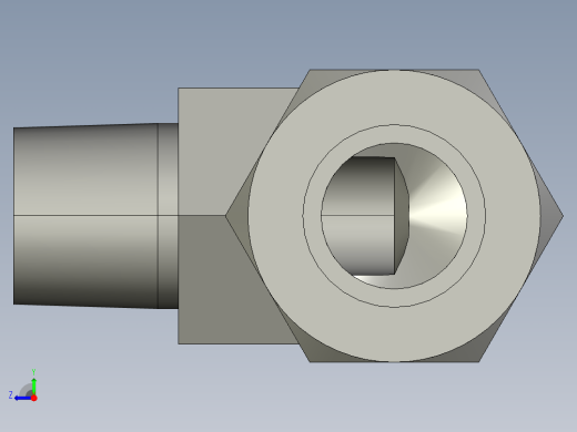 卡套式工业通用硬管接头10-6_cbu-s右视缩略图