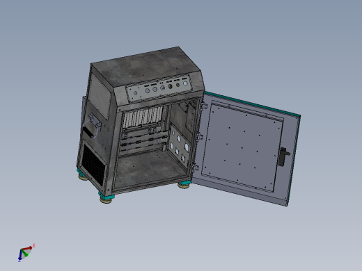 控制面板 SMSAN AE-sw 三维 图纸