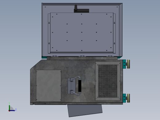 控制面板 SMSAN AE-sw 三维 图纸左视缩略图