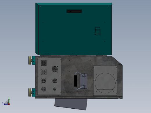 控制面板 SMSAN AE-sw 三维 图纸右视缩略图
