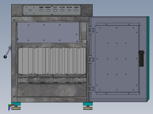 控制面板 SMSAN AE-sw 三维 图纸俯视缩略图