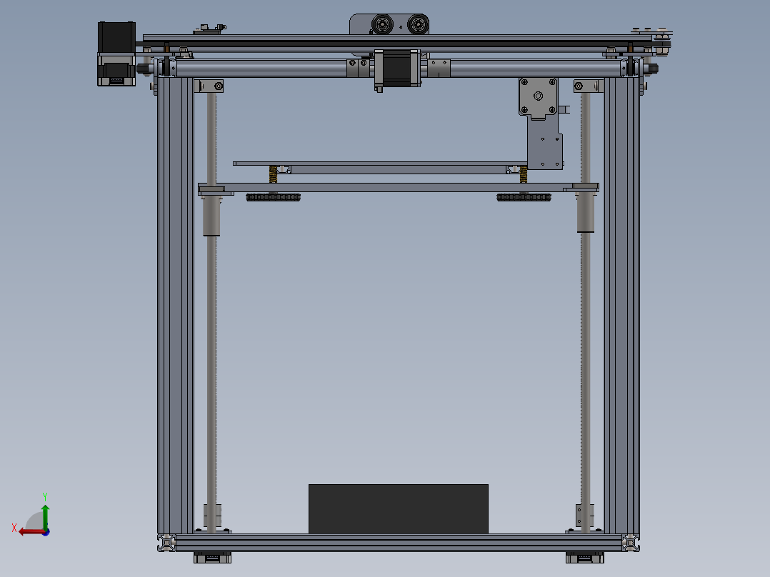 创想三维（Creality）打印机后视图